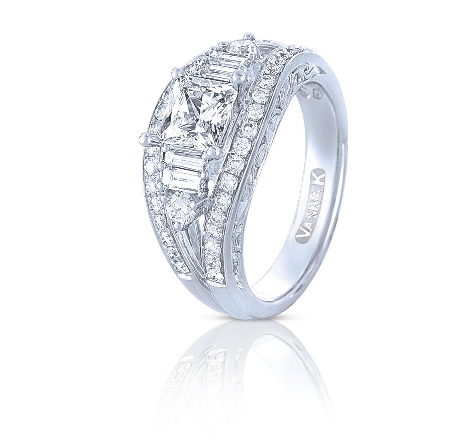 Wrapped in Splendor, a micro-pave Engagement Ring