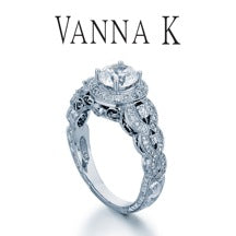 Hand-Crafted Diamond Engagement Ring from Vanna K
