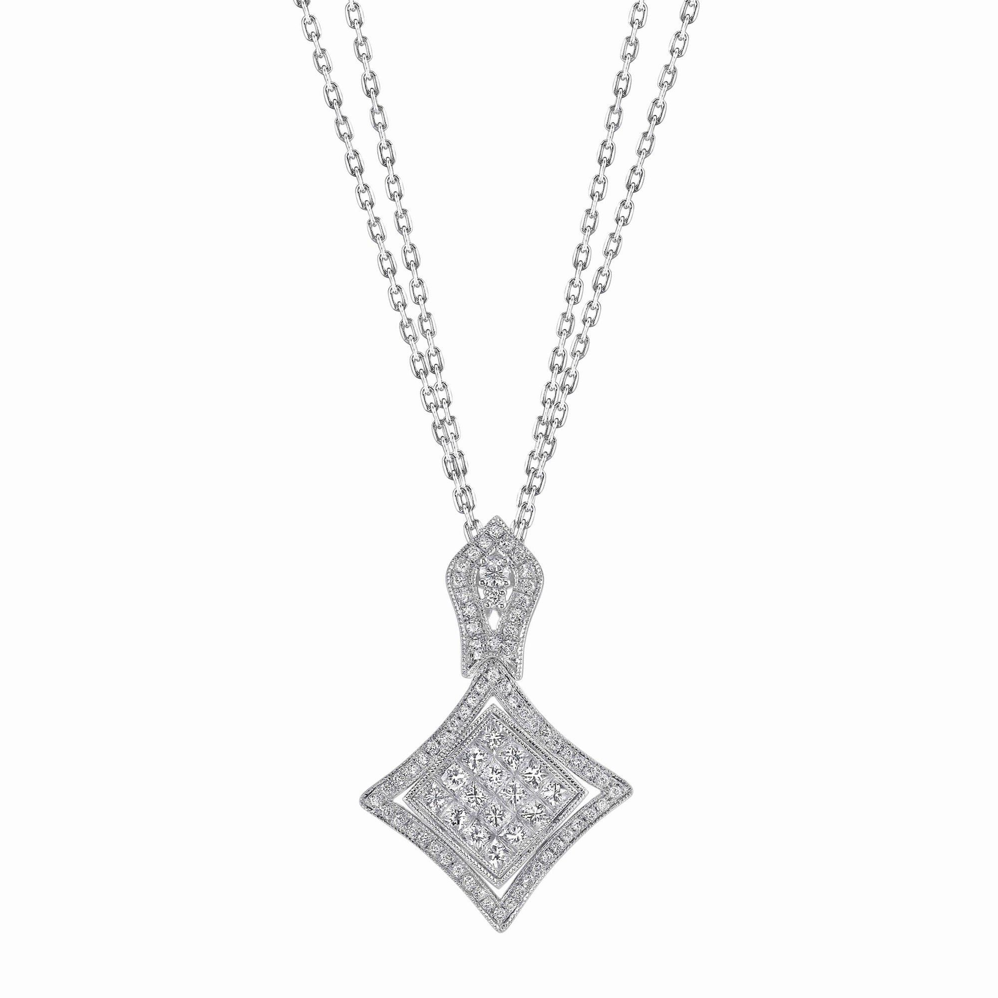 Korvara Diamond Necklace Design Style 18PN0073D