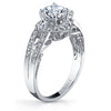 Ultra Lux Cascade Bridal Ring Style 18RGL633DCZ