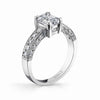 Vintage Inspired Diamond Pave Set Solea Ring Style 18RGL823DCZ