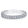 Hand Engraved Perfect Profile Diamond Band Style 18BND865