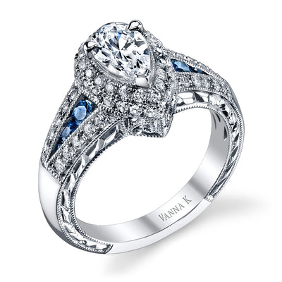 Hand Engraved Perfect Profile Diamond Ring Style 18R839DCZ