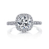Vintage Inspired Diamond Pave Set Solea Ring Style 18R984DCZ