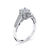 Vintage Inspired Diamond Pave Set Solea Ring Style 18R920DCZ