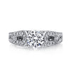 Vintage Inspired Diamond Pave Set Solea Ring Style 18R986DCZ