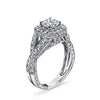 Hand Engraved Perfect Profile Diamond Ring Style 18R8681DCZ