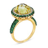 Gelato Color Gemstone and Diamond Fashion Ring Style 18RO397D