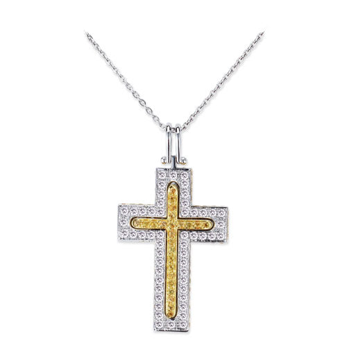 Korvara Diamond Cross Necklace Design Style 18PO525WD