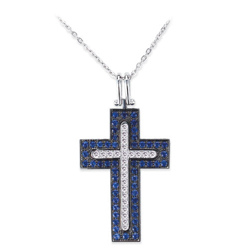 Korvara Diamond Cross Necklace Design Style 18PO529WD