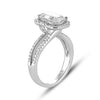 Vintage Inspired Diamond Pave Set Solea Ring Style 18RO51811DCZ