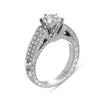 Hand Engraved Perfect Profile Diamond Ring Style 18RGL0228DCZ