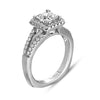 Vintage Inspired Diamond Pave Set Solea Ring Style 18RGL002DCZ