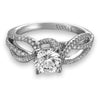 Vintage Inspired Diamond Pave Set Solea Ring Style 18RGL00176DCZ