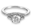 Vintage Inspired Diamond Pave Set Solea Ring Style 18RO1472DCZ