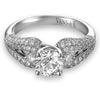 Vintage Inspired Diamond Pave Set Solea Ring Style 18M00635RCZ