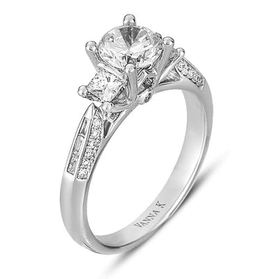 Ultra Lux Cascade Bridal Ring Style 18RGL0119DCZ