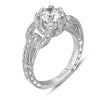 Hand Engraved Perfect Profile Diamond Ring Style 18RGL00302DCZ