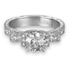 Hand Engraved Perfect Profile Diamond Ring Style 18RGL00275DCZ