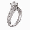 Hand Engraved Perfect Profile Diamond Ring Style 18RGL00074DCZ