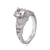 Hand Engraved Perfect Profile Diamond Ring Style 18RGL421DCZ