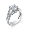 Ultra Lux Cascade Bridal Ring Style 18RGL00510DCZ