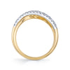 14K TWO TONE FASHION DIAMOND RING 14R1048YW