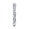 14K White Gold Stackable Diamond Band 14RG037755D